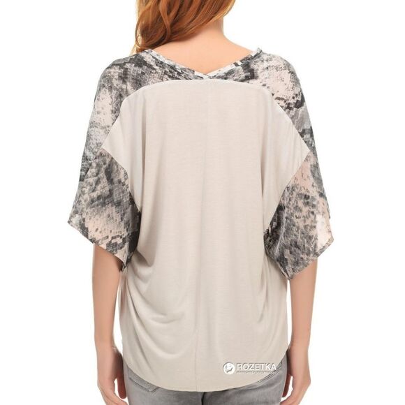 ZARA snake print shirt oversized boxy tee top S - Picture 9 of 9